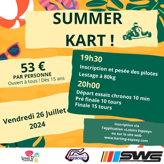 Summer Kart Espoey - Vendredi 26 Juillet