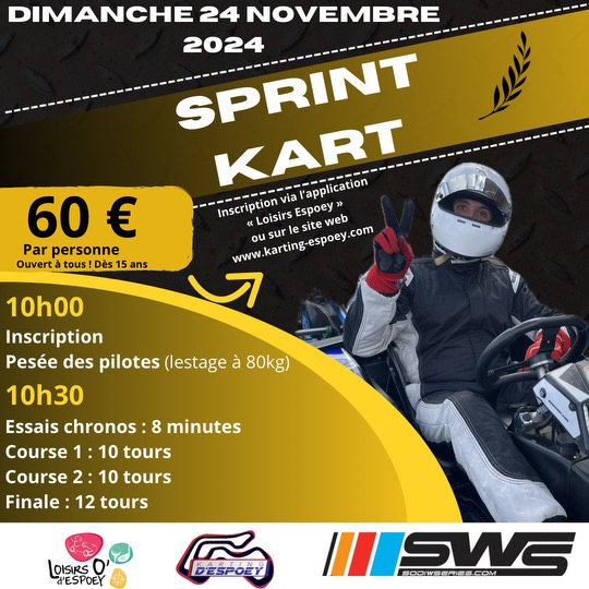 Sprint Kart - 24 Octobre 2024 (affiche)