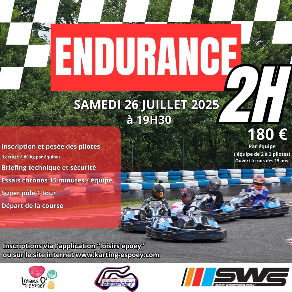 Endurance 26 Juillet 2025
