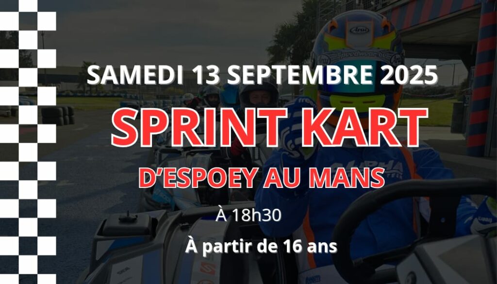 Sprint Kart d'Espoey au Mans 13.09.2025