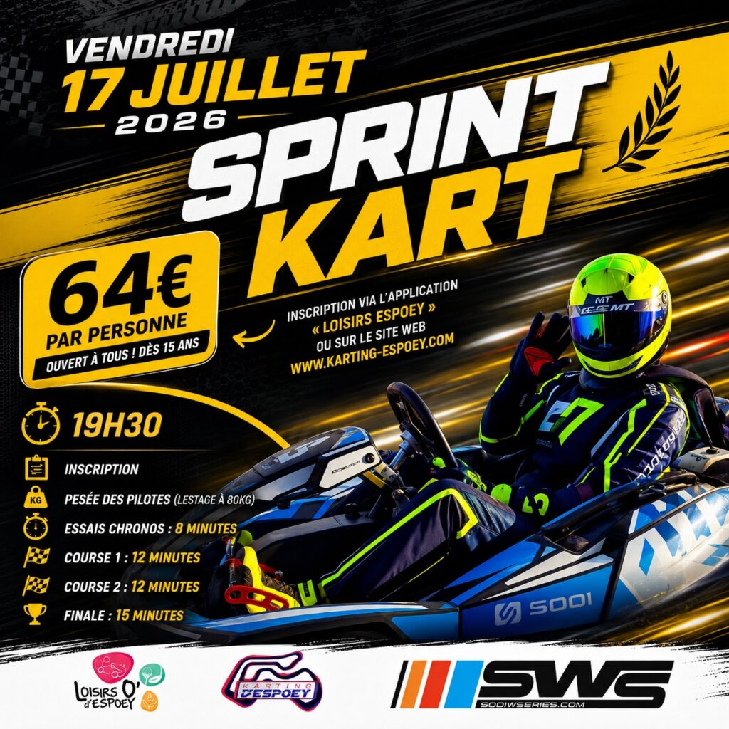 Sprint Kart 17 Juillet 2026