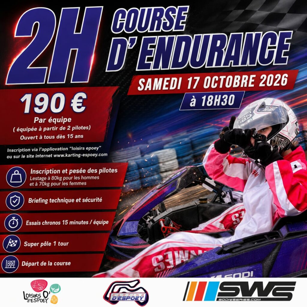 Course Endurance 17 Octobre 2026